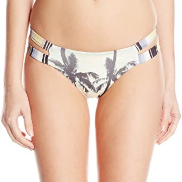 NWT Billabong La Isla Palm Print Bikini Bottom - Picture 2 of 4